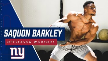 Saquon Barkley’s Punishing Offseason Workout And Training Regimen Is Next-Level Impressive
