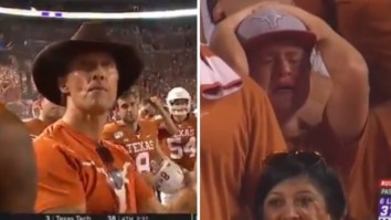 Matthew McConaughey Cursing On The Sideline And Texas Kid Crying In The Stands Get The Meme Treatment As The Longhorns Lose To LSU