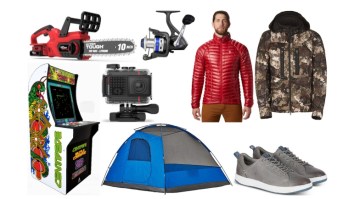 Daily Deals: $5 Cast Iron Skillet, 4-Foot-Tall Arcade Machine, Chainsaws, Fishing Gear, Mountain Hardwear Sale And More!