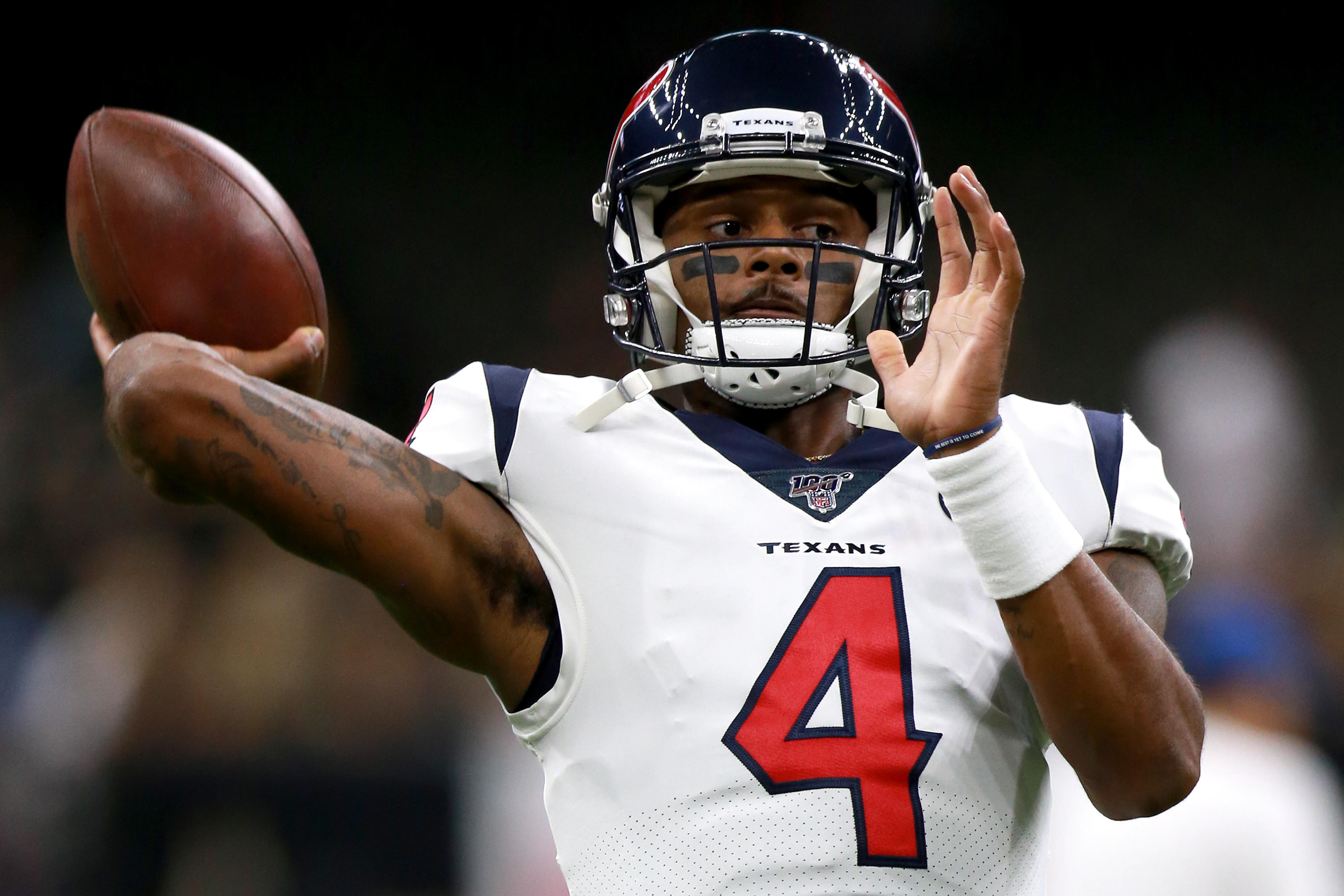 Texans Deshaun Watson on what he learned as ball boy for the Falcons