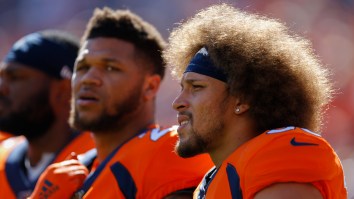 Broncos RB Phillip Lindsay Screams At Joe Flacco For Nearly Getting Him Decapitated In Garbage Time Of A 24-Point Blowout