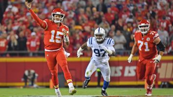 Patrick Mahomes Showed Us All Yet Again Just How Special He Is With This Statistically Insane TD Pass Against Colts
