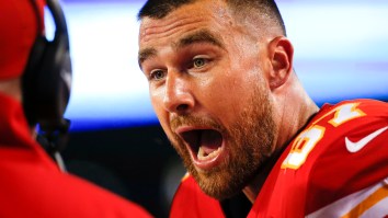 Travis Kelce Shoves Chiefs’ Offensive Coordinator On Sidelines For Allegedly Calling Him Out For Dropped Passes