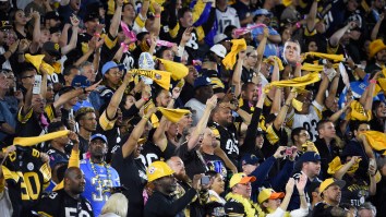 Steelers Fans Took Over The Chargers Stadium To The Point That The Chargers Hilariously Trolled Them On The Jumbotron