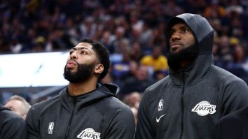 The Story Of How LeBron Gifted Anthony Davis The No. 23 Lakers Jersey Sounds Like A Really Awkward Promposal