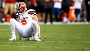 Baker Mayfield Was So Bad Against The 49ers That His Passer Rating Would’ve Been Three-Time Better If He Spiked The Ball Every Play