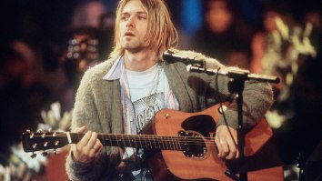 Kurt Cobain’s Iconic Unwashed ‘Unplugged’ Sweater And ‘In Utero’ Custom Fender Guitar For Sale But They Will Cost You