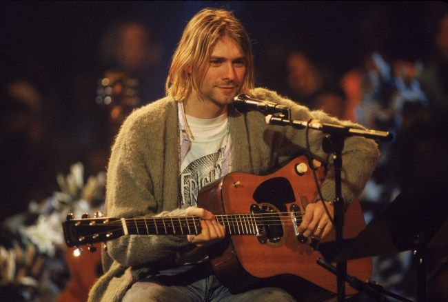 Kurt Cobain’s unwashed cardigan sweater from the recording of Nirvana’s MTV Unplugged sold for a record-breaking $334,000.