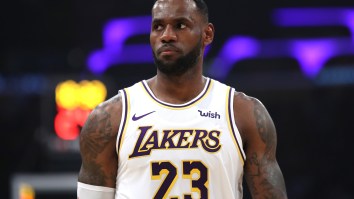 LeBron James’ ‘Restored’ Hairline Had A Major Glitch During Recent Game, And Anthony Davis Seemed To Clown Him For It