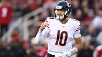 Young Bears Fan Declares Mitch Trubisky As His Favorite Player, Gets Booed By An Arena Full Of Grown Men