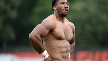 Myles Garrett (6′4″, 271 LBS) Says A Crazed ‘Fan’ Hopped Out Of His Car And Punched Him In The Face