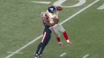 NFL Officials Refused To Call Obvious Pass Interference Penalty On The Patriots Last Night Even After It Was Reviewed On Replay