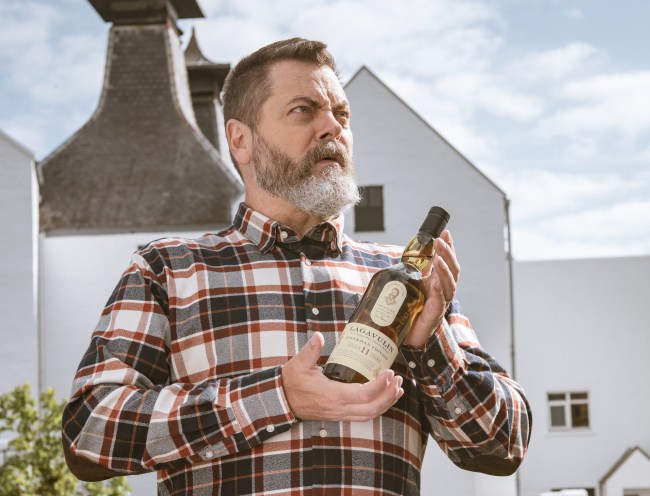 Nick Offerman Edition Lagavulin Islay Scotch Whiskey 11 Years Single Malt