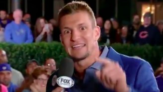Fox Analyst Rob Gronkowski Saying ‘Get That Nut’ On National Television His First Day On The Job Is What Legends Are Made Of