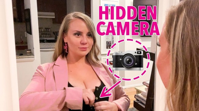 Woman Puts Hidden Camera In Bra To See How Often People Check Her Out