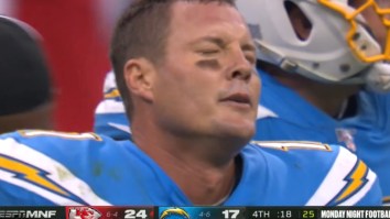 Philip Rivers Gets Mocked By The Internet After Throwing Terrible Game-Ending Interception On ‘Monday Night Football’ Vs Chiefs
