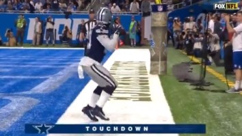 Ezekiel Elliott Busts Out The Dak Prescott Hip-Thrust Dance During TD Celebration