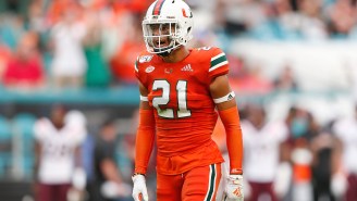 University Of Miami Safety Bubba Bolden’s Season Is Finished After Freak Ankle Injury Suffered While Celebrating An Interception With Teammate