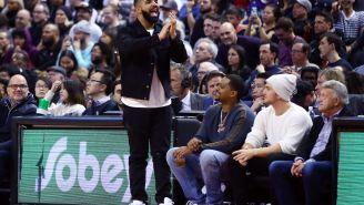 Joel Embiid Was Held Scoreless In Toronto And Drake Was Quick To Call Him Out Sitting Courtside