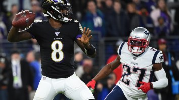 Ravens QB Lamar Jackson Appeared To Be Tipping Plays To The Pats But Reversed Course After Getting Called Out