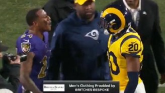 Jalen Ramsey Had To Be Restrained By Security From Fighting Marcus Peters In The Tunnel After Ravens- Rams ‘MNF Game