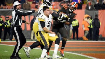 Mason Rudolph Will Reportedly Be Fined For His Role In The Myles Garrett Fight So Browns Fans Can Stop Complaining Now
