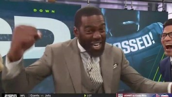 Randy Moss Was Extremely Hyped About Featuring His Son’s Catch Against Alabama On ESPN’s ‘Mossed’