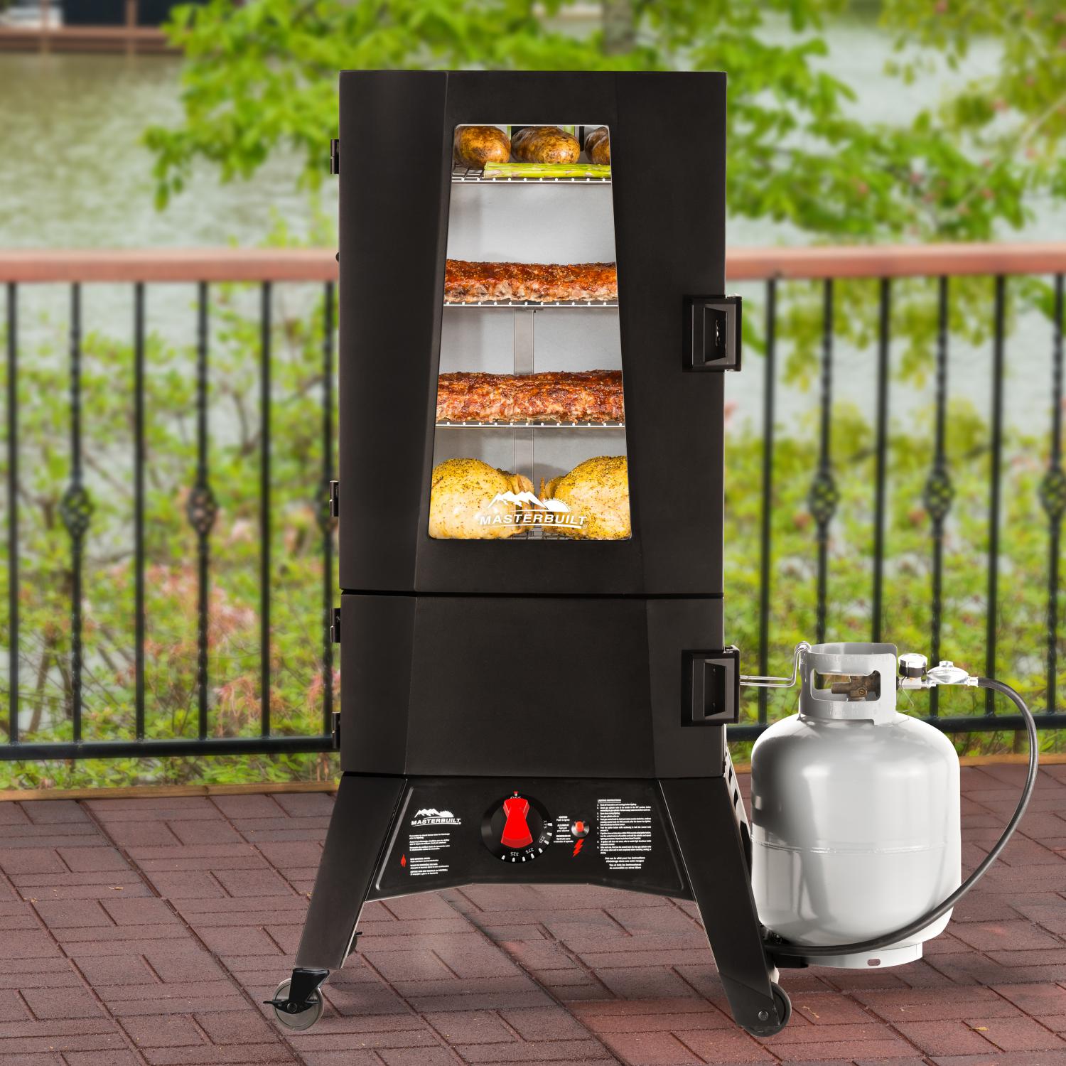 DEALS WEEK Buy A Masterbuilt ThermoTemp XL Propane Smoker Today Only For 30 Off BroBible