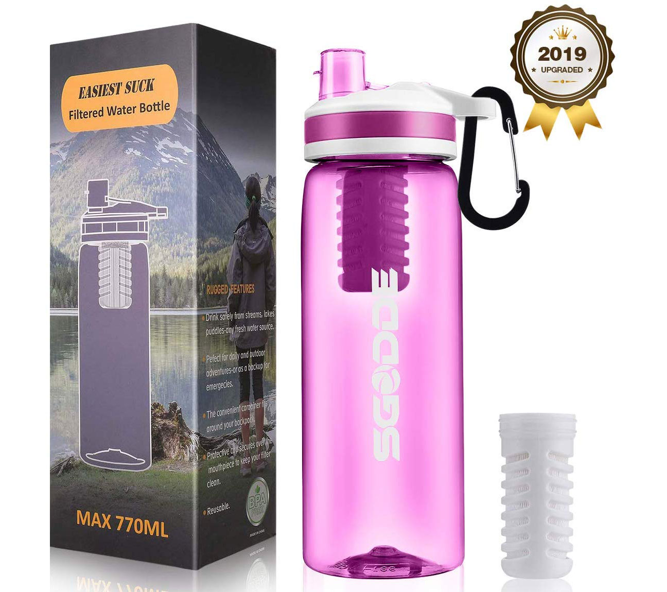 These 12 Best Filtered Water Bottles Will Help You, And The Environment