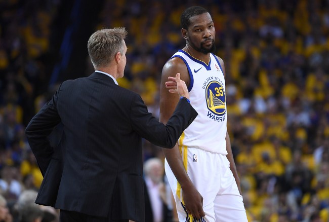 Steve Kerr think Kevin Durant got restless after winning his first title and that he wasn't sure what he was looking for