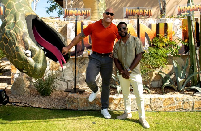 The Rock And Kevin Hart Trolling Each Other On The Jumanji Press Tour