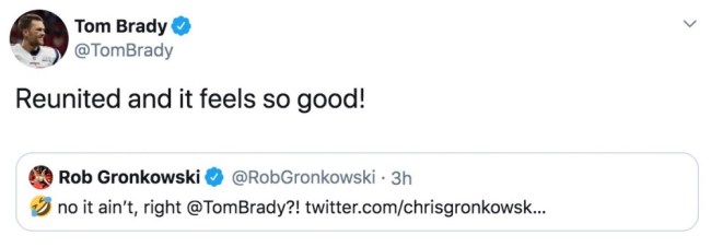 Tom Brady Tricked Fans Thinking Rob Gronkowski Was Coming Back