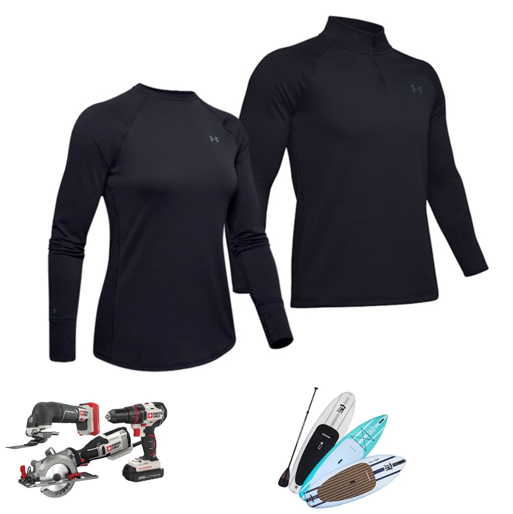 Woot Daily Deals Under Armour ColdGear, Paddleboards, Power Tools