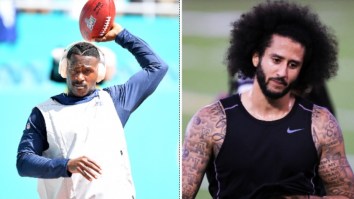 Colin Kaepernick Supporters Are Angry Antonio Brown Got A Workout With The Saints
