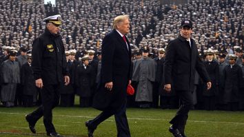 President Donald Trump Gets Loud Cheers From Crowd At Army-Navy Game