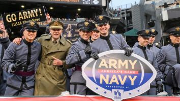 In Unsurprising Discovery, It Turns Out Army And Navy Were Just Playing The Circle Game And Not Flashing A Racist Hand Gesture During Pregame Show