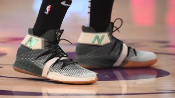 Kawhi Leonard Wears New Balance OMN1S  “Money Stacks” Sneakers During Lakers-Clippers Christmas Day Game