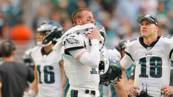 Eagles Fans Start Petition To Have Players Walk Home From Miami, Burn Carson Wentz’s Jersey After Loss To Dolphins