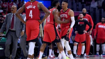 Russell Westbrook Waved Patrick Beverley Off The Court After His Ejection As Their Beef Continues To Grow