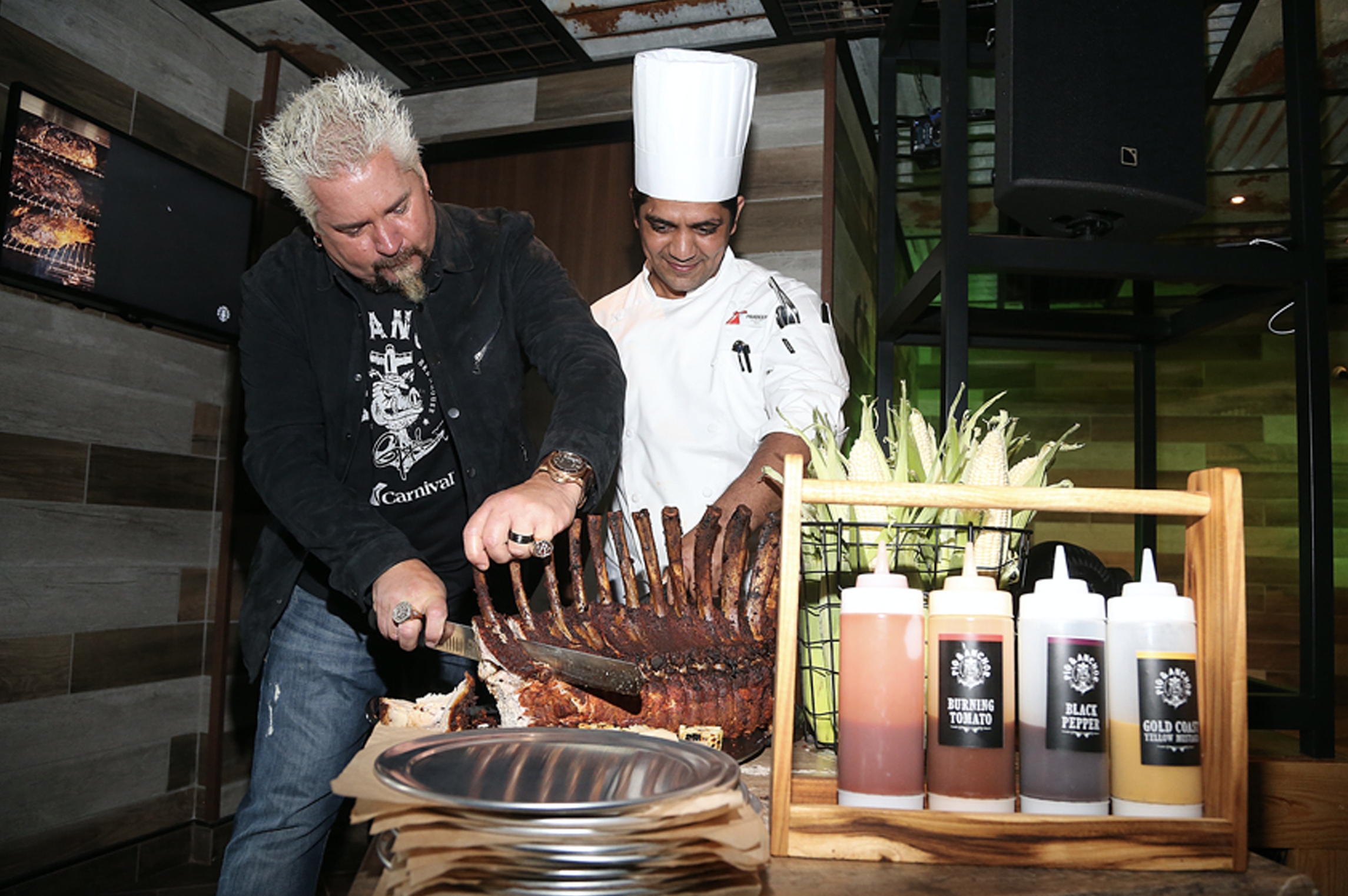 We Ate BBQ With Guy Fieri On A Carnival Cruise Ship - Here's Why He's ...