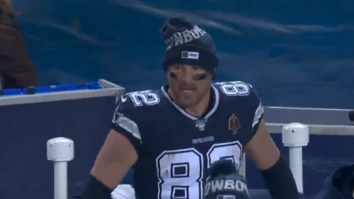 A Visibly Frustrated Jason Witten Yells At Cowboys Coaches And Players On The Sidelines During ‘TNF’ Game Vs Bears
