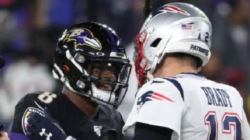 Lamar Jackson Reacts To Tom Brady Hilariously Challenging Him To 40 Yard Dash Race