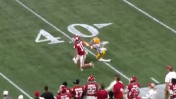 Refs Miss Obvious Pass Interference On LSU In Peach Bowl And Oklahoma Sooner Fans Are Angry