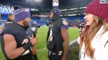 Ravens RB Mark Ingram Delivers Amazing Postgame Interview With Lamar Jackson