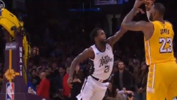 Patrick Beverley Mocks LeBron James After Crucial Turnover Late In The Fourth Quarter Of Lakers-Clippers Christmas Day Game
