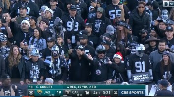 Raiders Fans Boo Derek Carr, Throw Trash On The Field After Loss In Final Game In Oakland