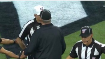 Mysterious Ref Wearing Black Coat Saved The Texans From Getting Screwed And Giving Away Awful Touchdown To Bills On Kickoff