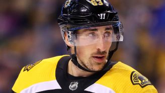 Brad Marchand Hilariously Chirped Himself For His Absolutely Brutal Puck Handling Over The Past Week