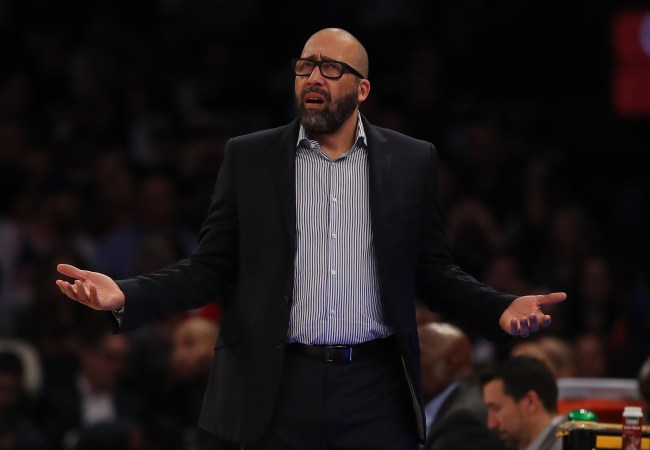 Fired Knicks head coach David Fizdale had an awkward segment on The Jump because of a weird clause in his contract with former team