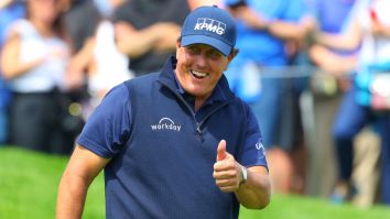 It Turns Out Phil Mickelson Is Actually Better At Pebble Beach On A Simulator Than He Is In Real Life, Which Is Saying A Lot